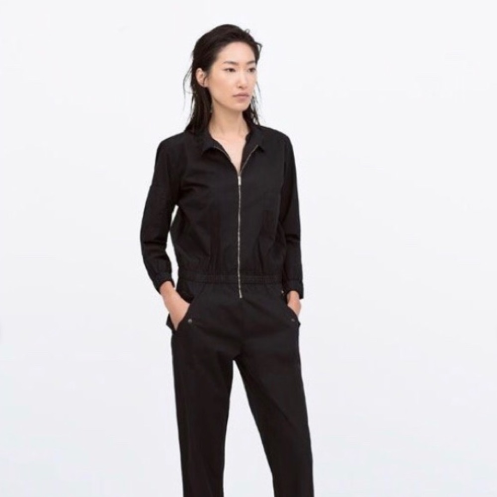 Zara Poplin Jumpsuit